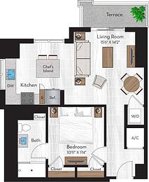 Floor plan R1 layout