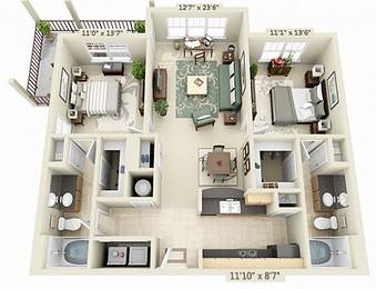 Floorplan Santa Cruz Layout