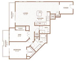 Floorplan B1D Layout