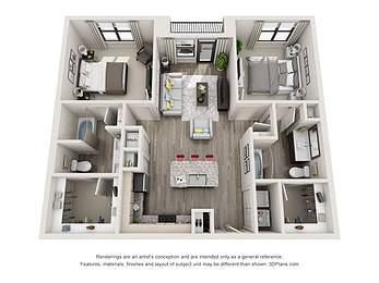 Floorplan B1 Layout