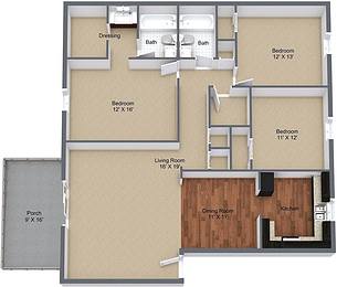 Floorplan 3A Layout