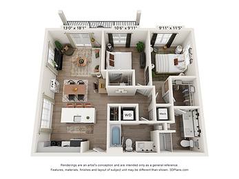Floorplan B1.2 Layout