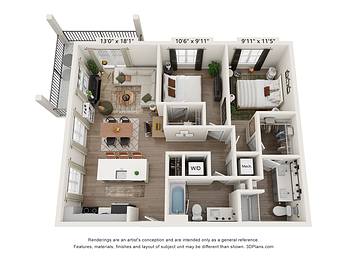 Floorplan B1.1 Layout