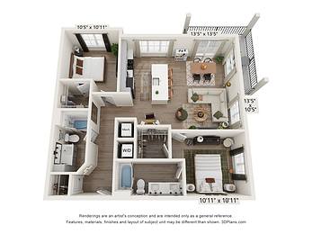 Floorplan B2 Layout