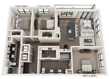 Floorplan C1 Layout