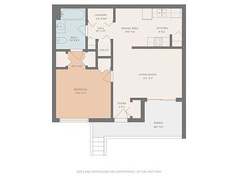 One Bedroom Layout