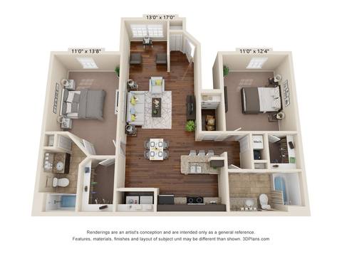 Floorplan Pebble Beach layout