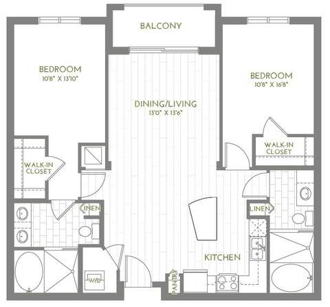 Floorplan B1 layout
