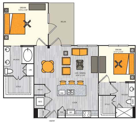 Floorplan B3 layout