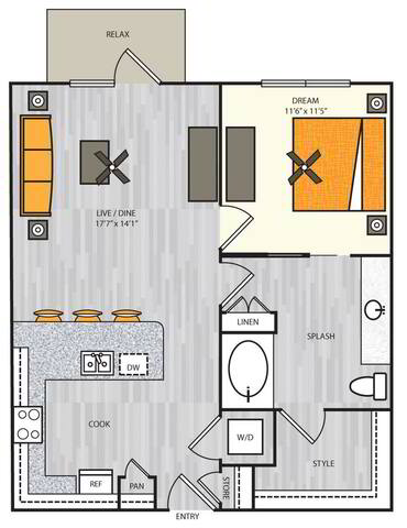 Floorplan A7 layout