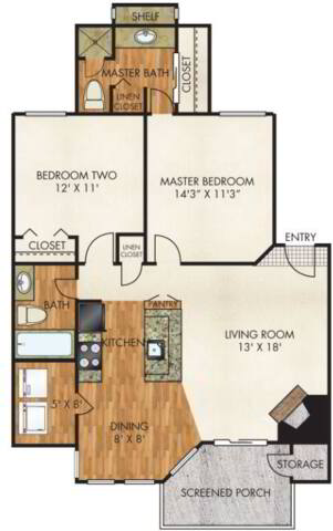 Floorplan Marbella layout