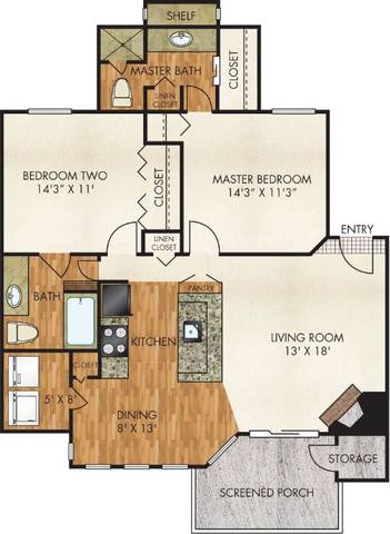 Floorplan Como layout