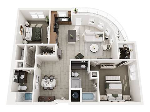 Floorplan The Martinique layout