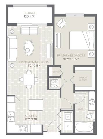 Floorplan The Lenox layout