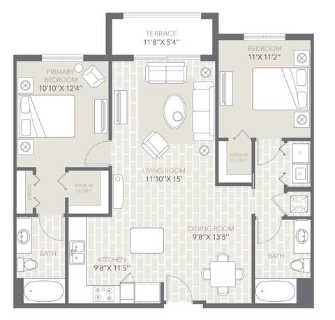 Floorplan The Greenbrier layout