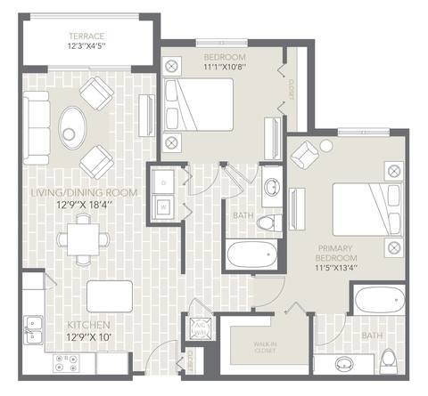 Floorplan The Biltmore layout
