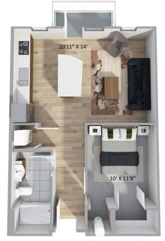 Floorplan A1 layout