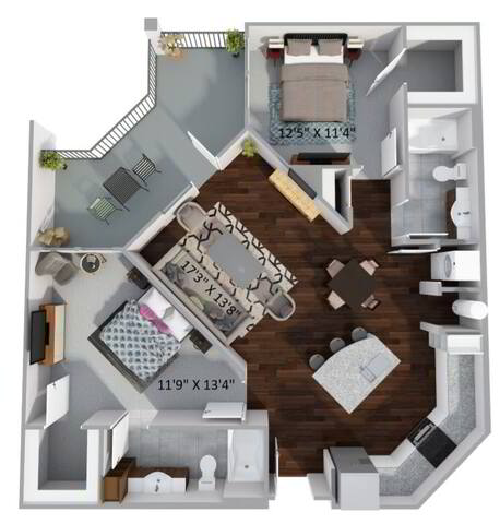Floorplan B2 layout