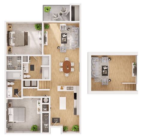 Floorplan B4 Loft layout