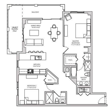 Floorplan B6 layout