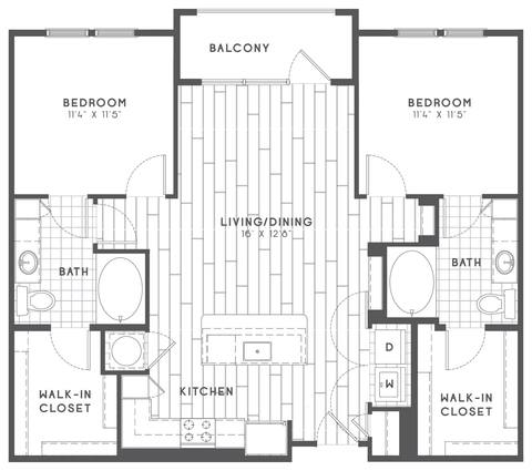 Floorplan B1 layout
