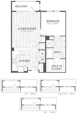 Floorplan A2 layout