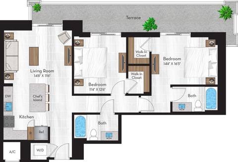 Floorplan B1 layout