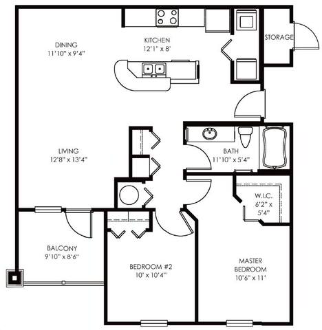 Floorplan Biscayne layout
