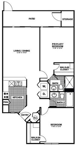 Floorplan Cattail layout