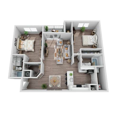 Floorplan Banyan layout