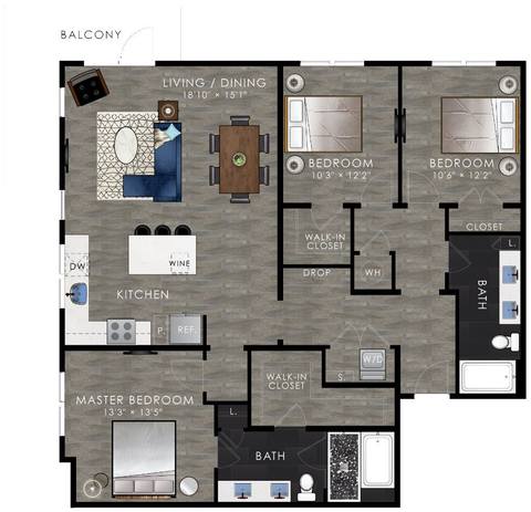 Floorplan C2 layout