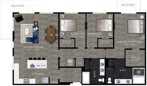 Floorplan C1 layout
