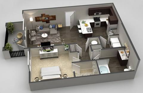 Floorplan Slate Deluxe layout