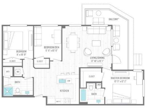 Floorplan C1 layout