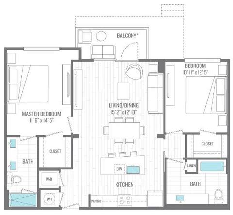 Floorplan B2 layout
