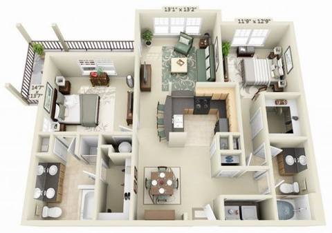 Floorplan Sonoma layout