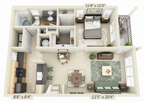 Floorplan Sonoma layout