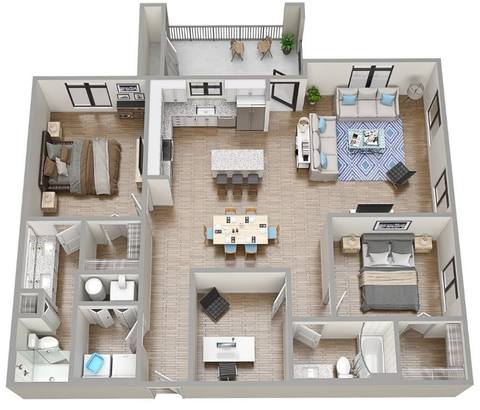 Floorplan C layout