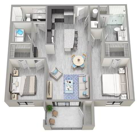 Floorplan B2 layout