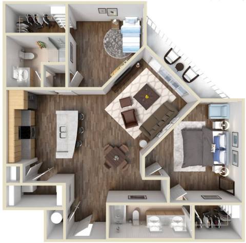 Floorplan B2 layout