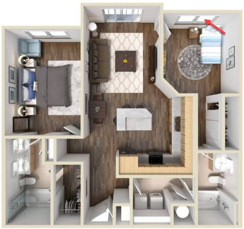 Floorplan B1 layout