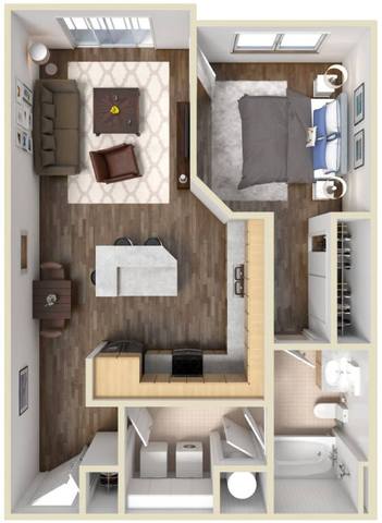 Floorplan A1 layout