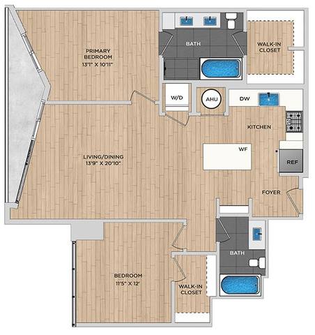 Floorplan B2.1 layout