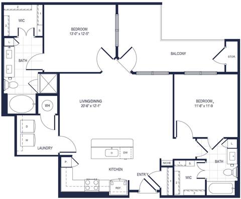 Floorplan B3 layout