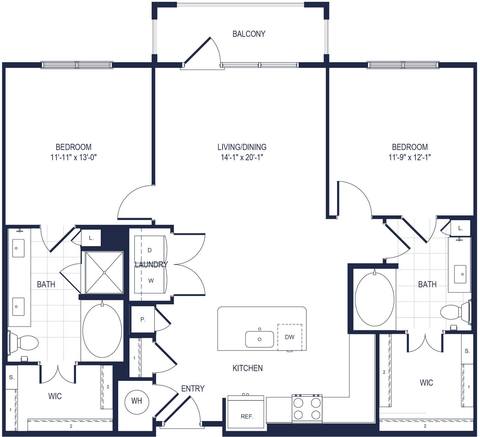 Floorplan B2 layout