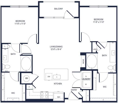 Floorplan B1 layout
