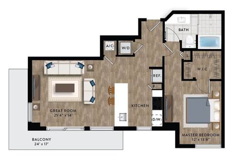 Floorplan Penthouse 8 layout