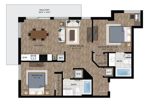 Floorplan Penthouse 4 layout