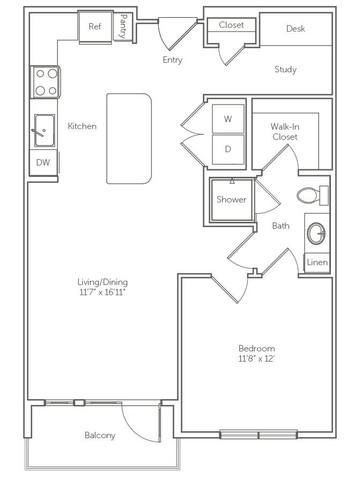 Floorplan A2 layout
