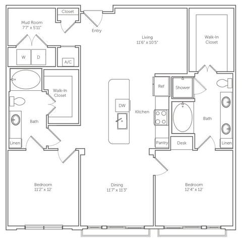 Floorplan B3 layout